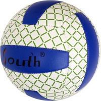 Мяч волейбольный (синий), PVC 2.7, 280 гр, машинная сшивка E33542-1